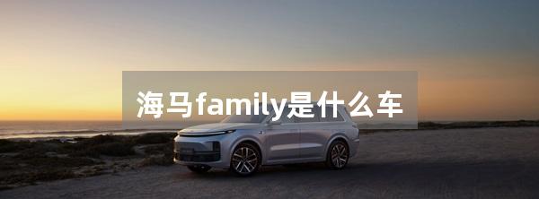 海马family是什么车