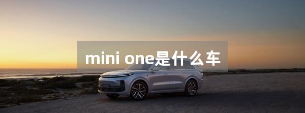 mini one是什么车