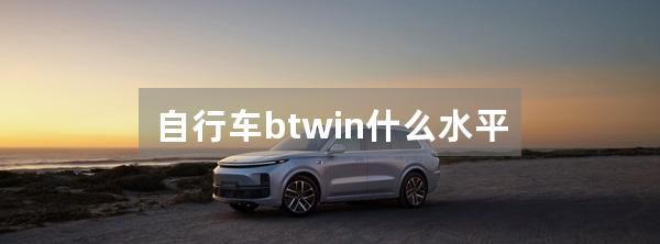 自行车btwin什么水平