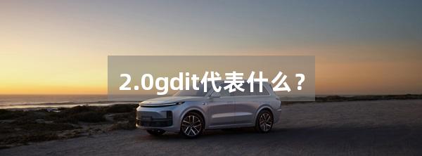 2.0gdit代表什么？