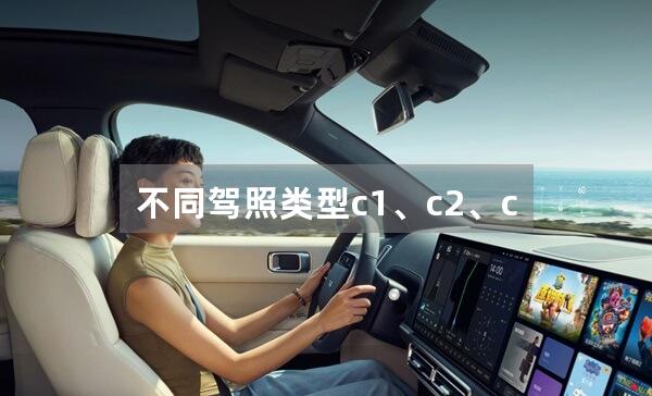 不同驾照类型c1、c2、c3之间有何区别？