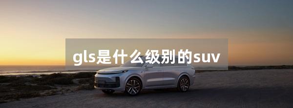 gls是什么级别的suv