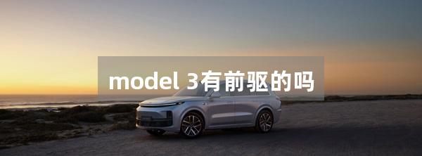 model 3有前驱的吗