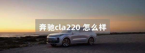 奔驰cla220 怎么样