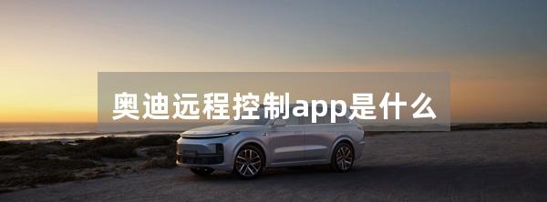 奥迪远程控制app是什么