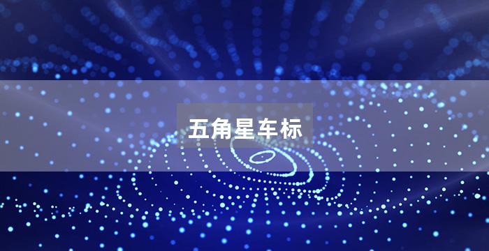 五角星车标