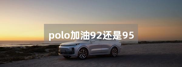 polo加油92还是95