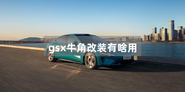 gsx牛角改装有啥用